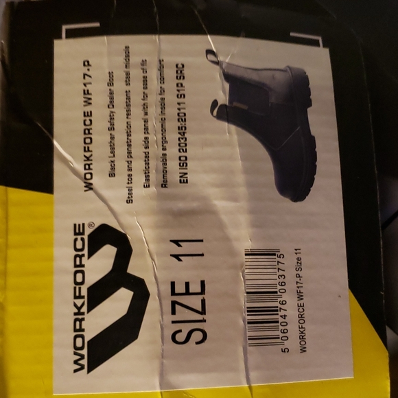 Workforce steel toe boots - Picture 4 of 4